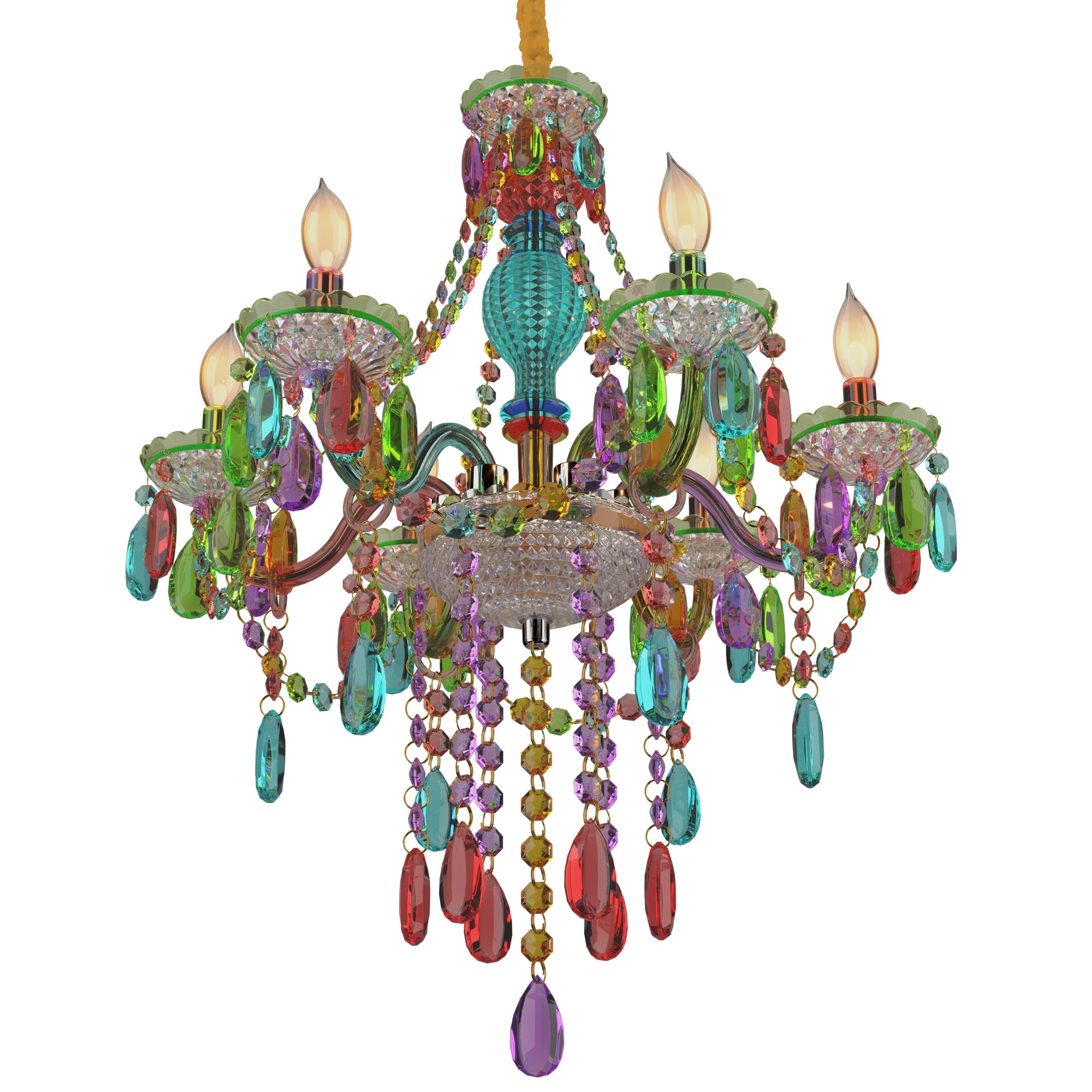 Bohemian Crystal Chandelier Lighting - تصویر 16285