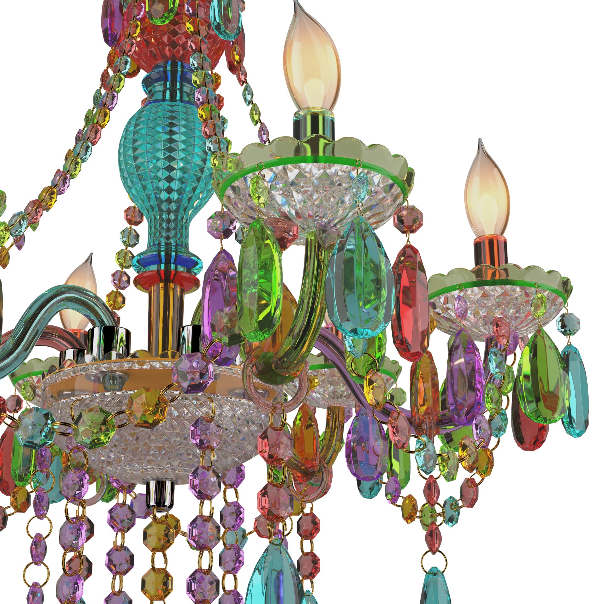 Bohemian Crystal Chandelier Lighting - تصویر 16287