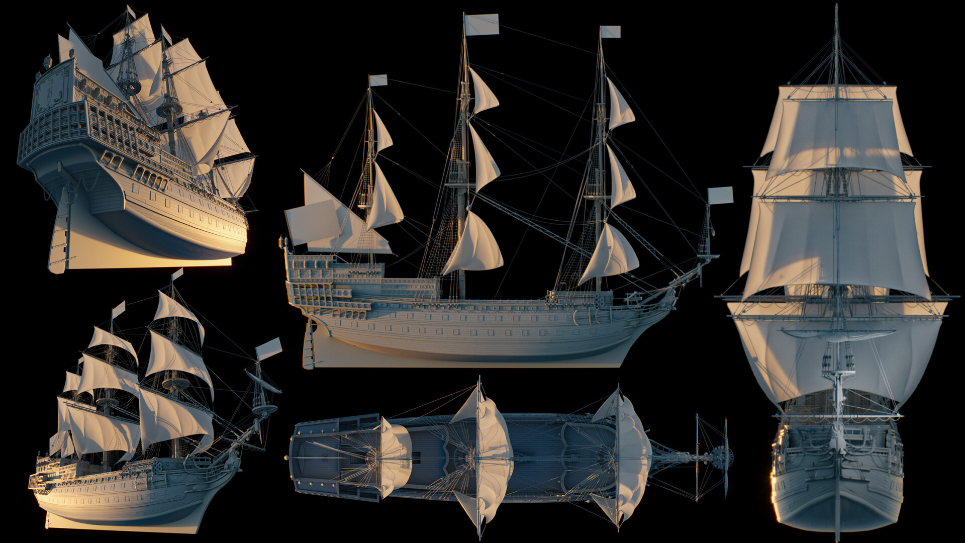 3D Modeling old Ship - تصویر 16411