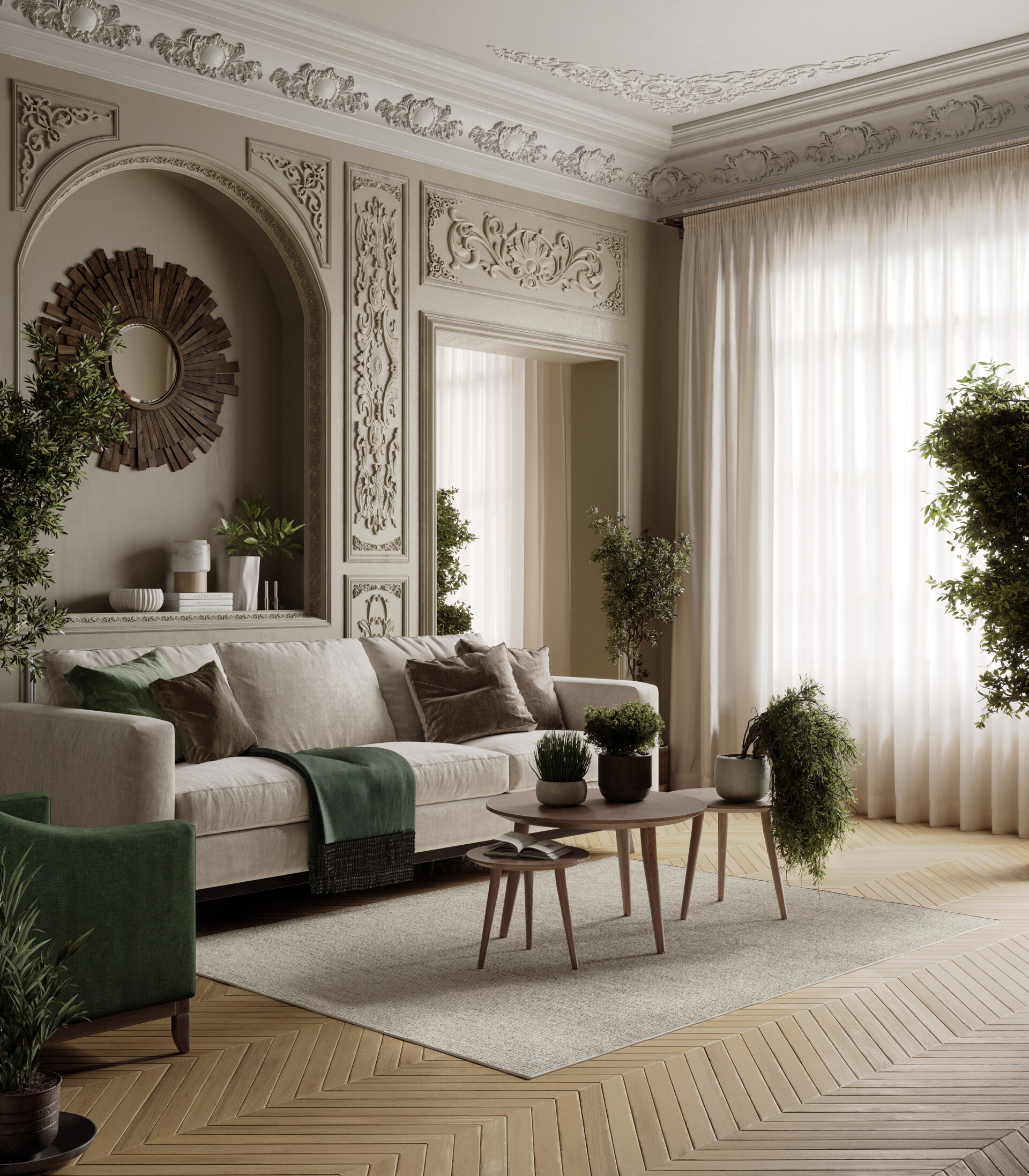 Warm Neutrals - Cool Turquoise Interiors - تصویر 16428