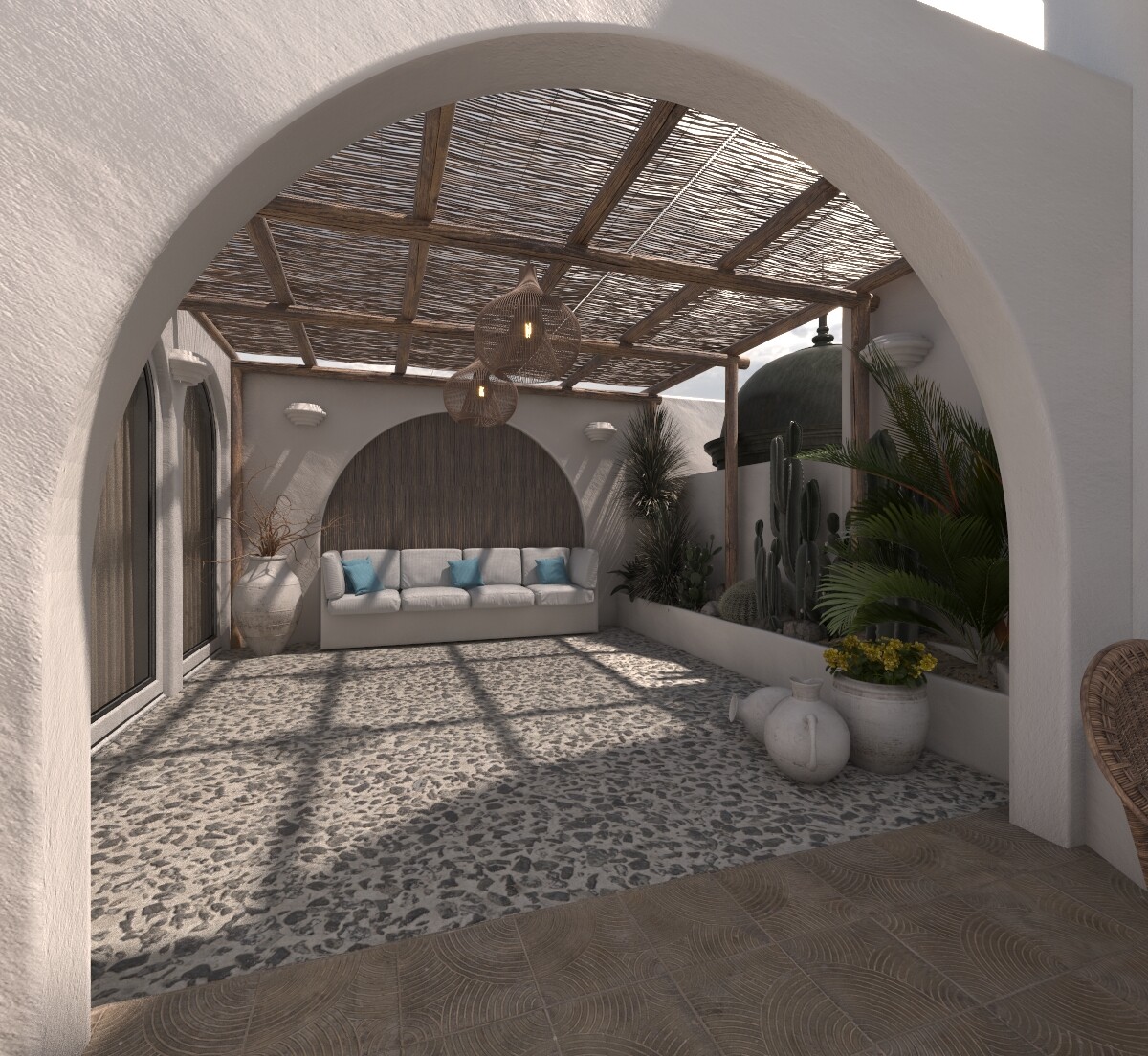 روف گاردن مدیترانه ای - تصویر 16446