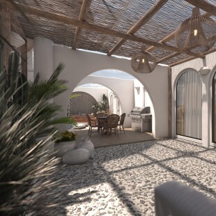 روف گاردن مدیترانه ای