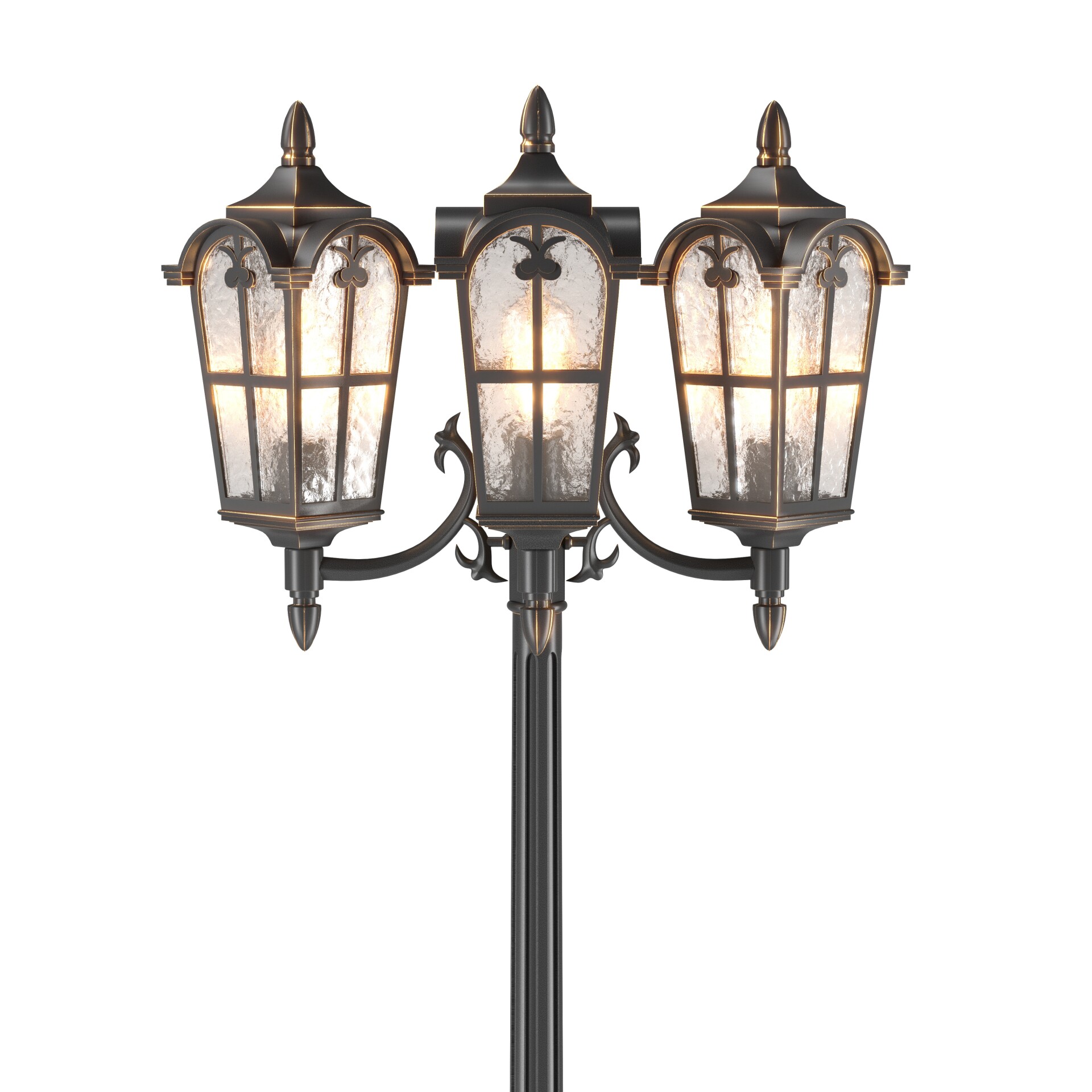 Darkaway Outdoor Lamp Post Light with GFCI Outlets - تصویر 16461