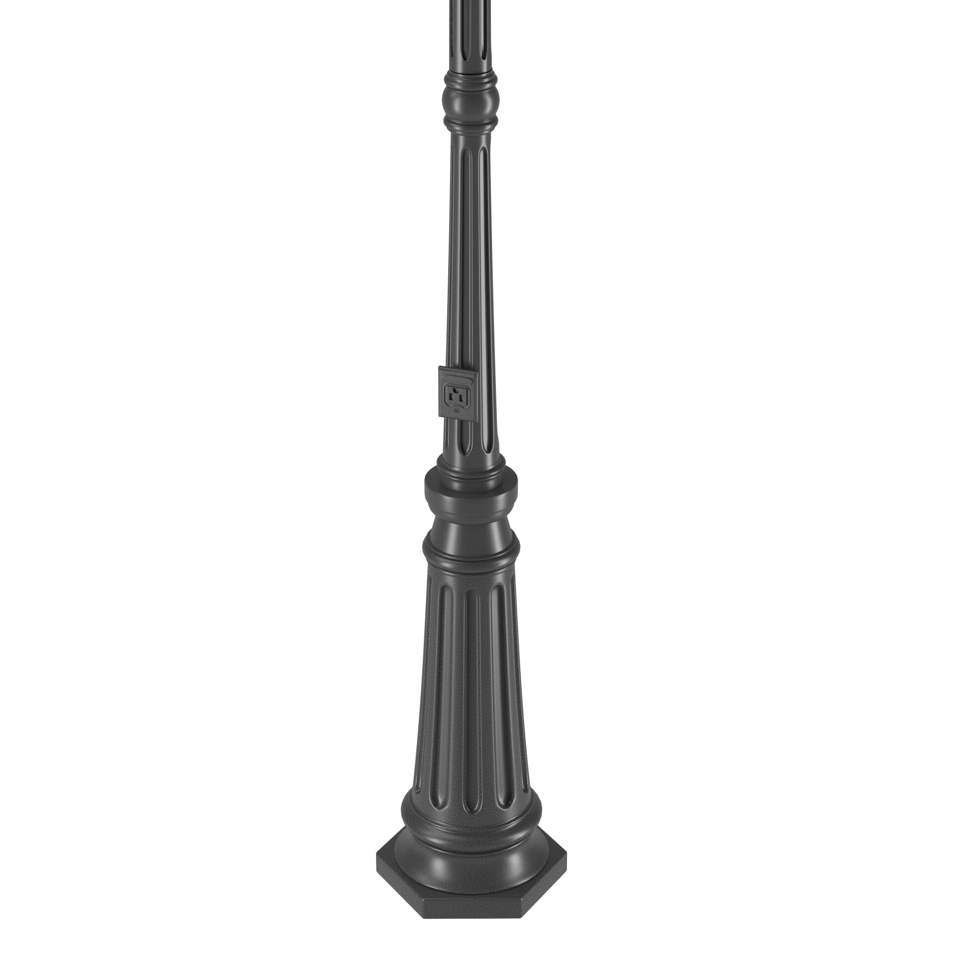 Darkaway Outdoor Lamp Post Light with GFCI Outlets - تصویر 16463
