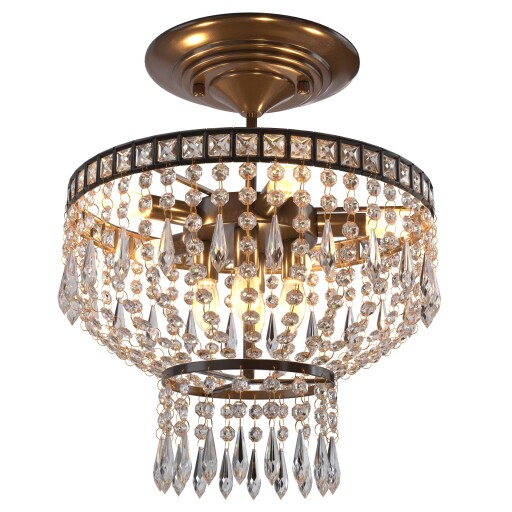 Mount Ceiling Light Fixture Black Farmhouse