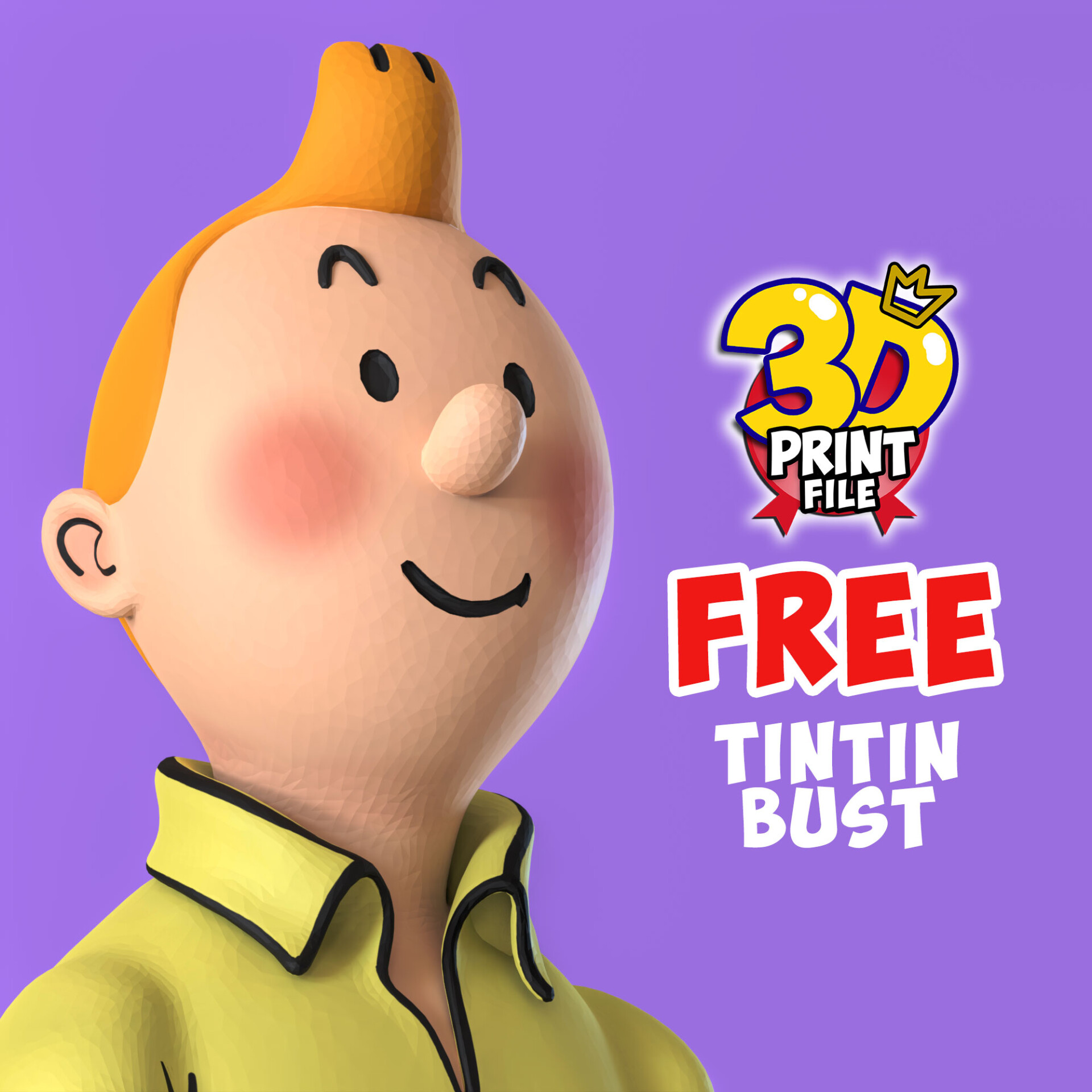 FREE TINTIN Bust - تصویر 16653