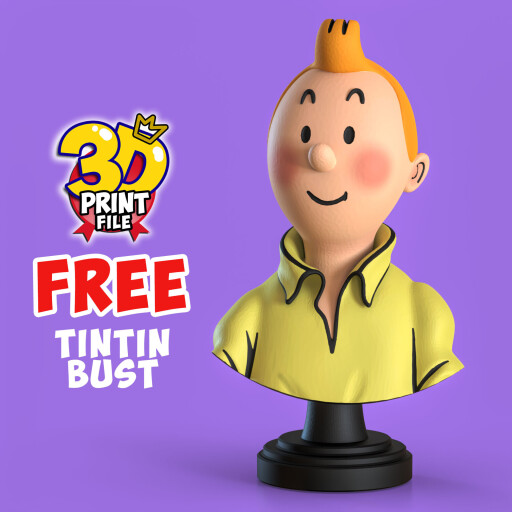 FREE TINTIN Bust
