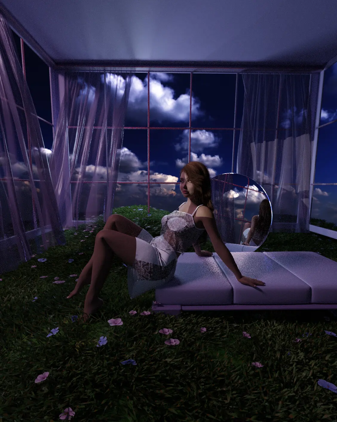 The moonlit whispers 🌛🌬️ - تصویر 16659