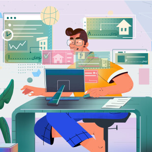 طراحی موشن گرافیک اختصاصی برای پلتفرم Metriex