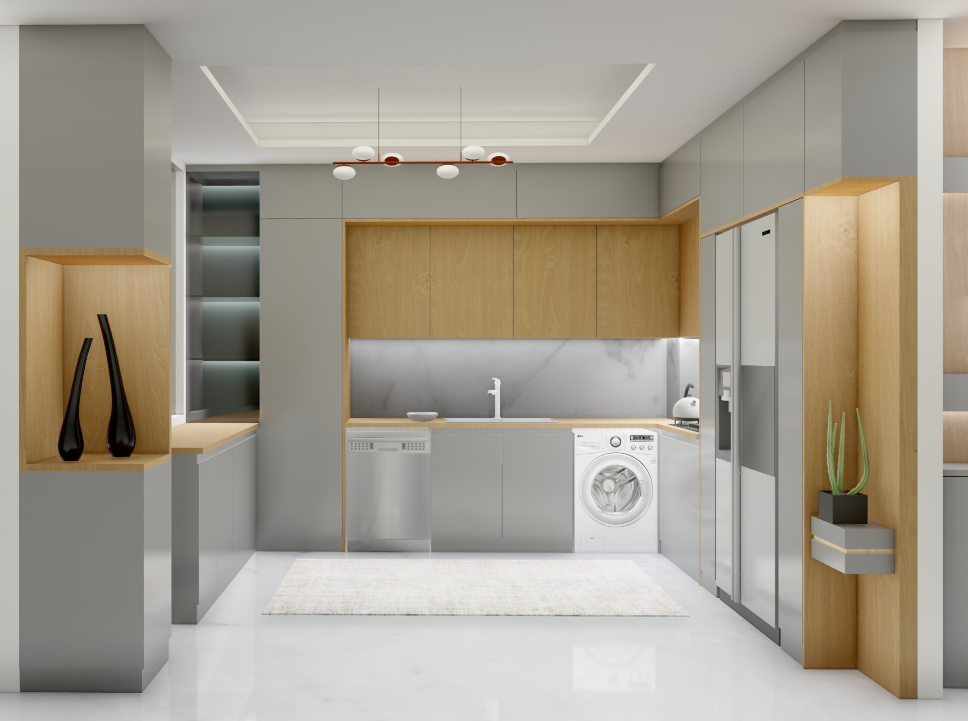 طراحی و رندر کابینت آشپزخانه - تصویر 16750