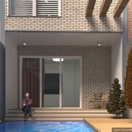 مدلسازی ، متریال دهی و انیمیشن سازی نمای ساختمان