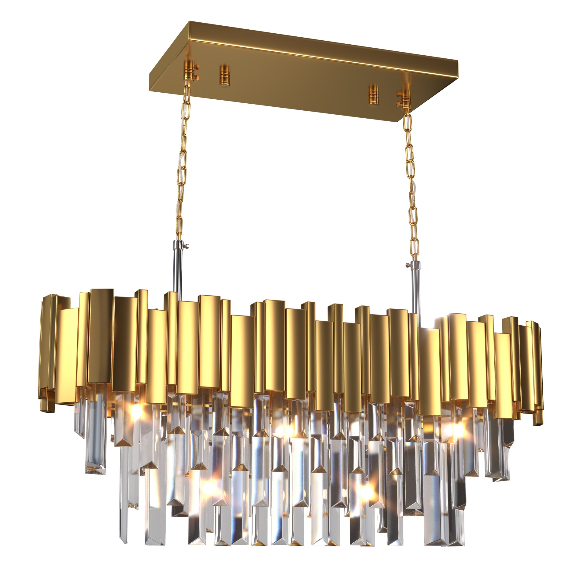 USOR Modern Crystal Chandelier - تصویر 16860