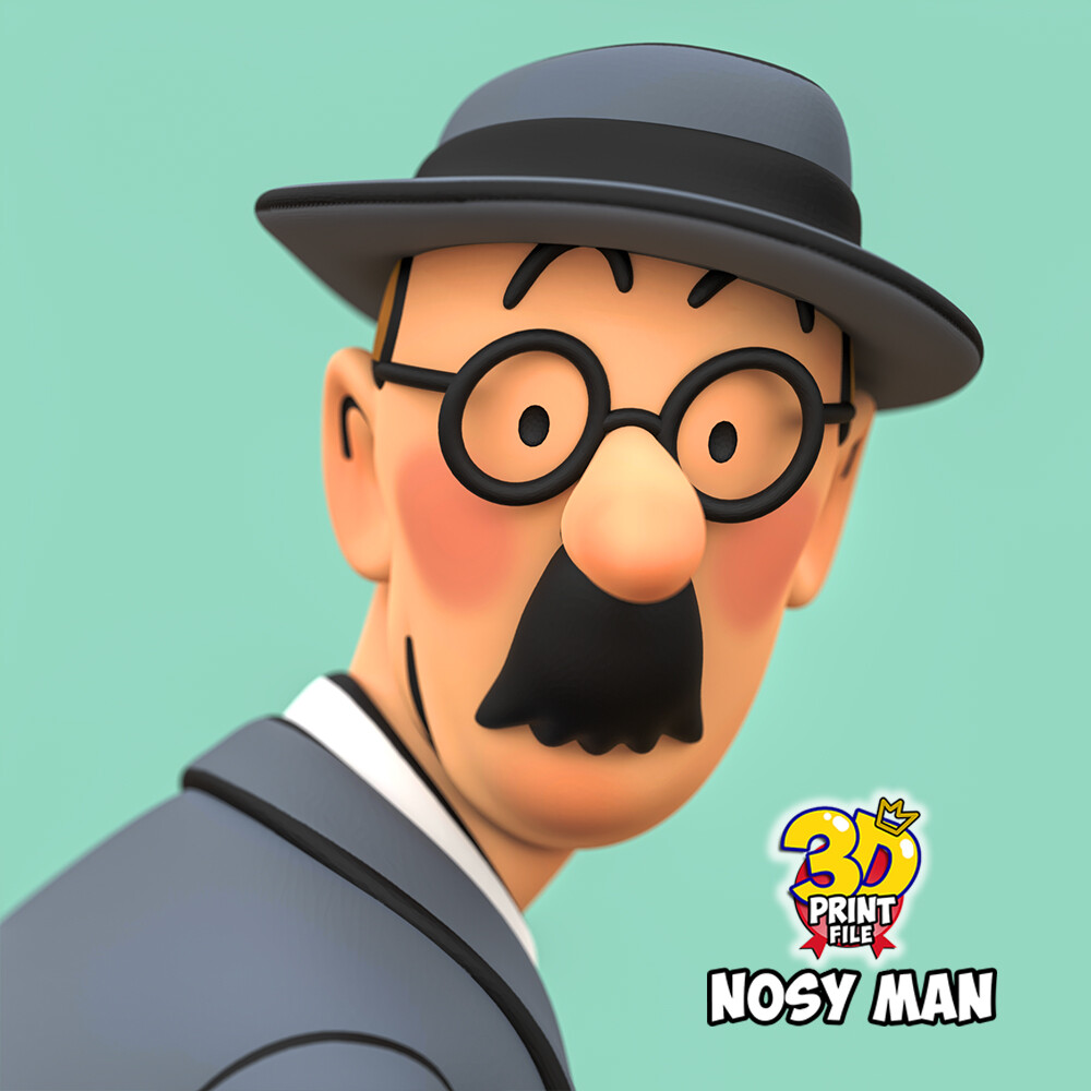 Nosy man from TINTIN & Snowy – “Sapristi! Diorama - تصویر 17013