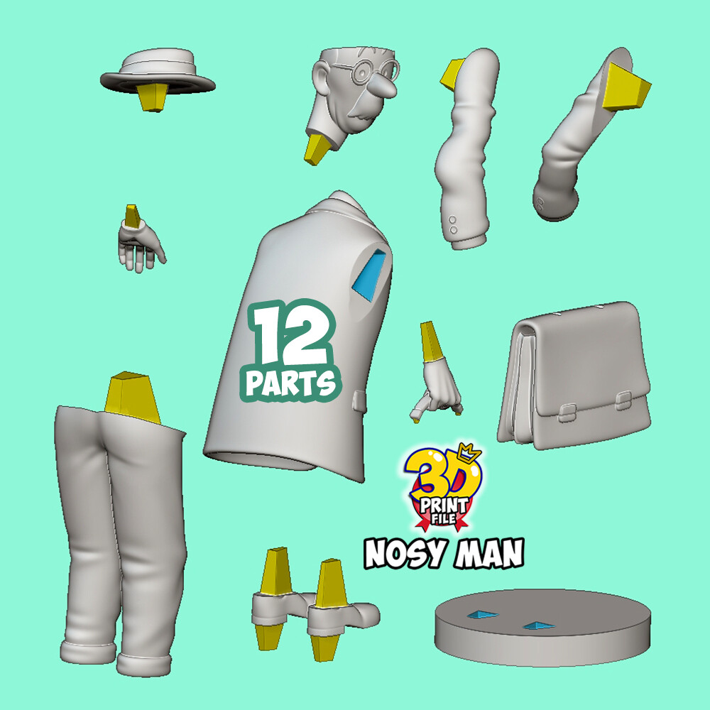 Nosy man from TINTIN & Snowy – “Sapristi! Diorama - تصویر 17014