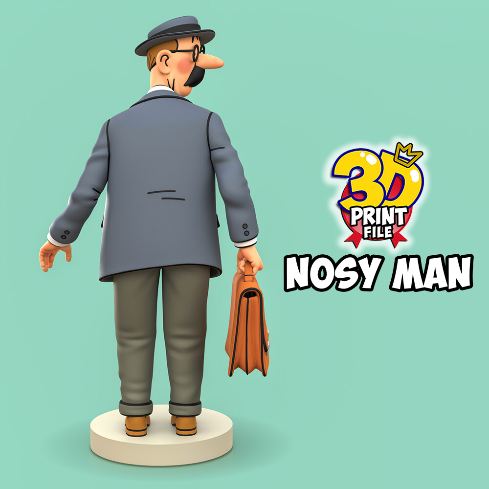 Nosy man from TINTIN & Snowy – “Sapristi! Diorama - تصویر 17015