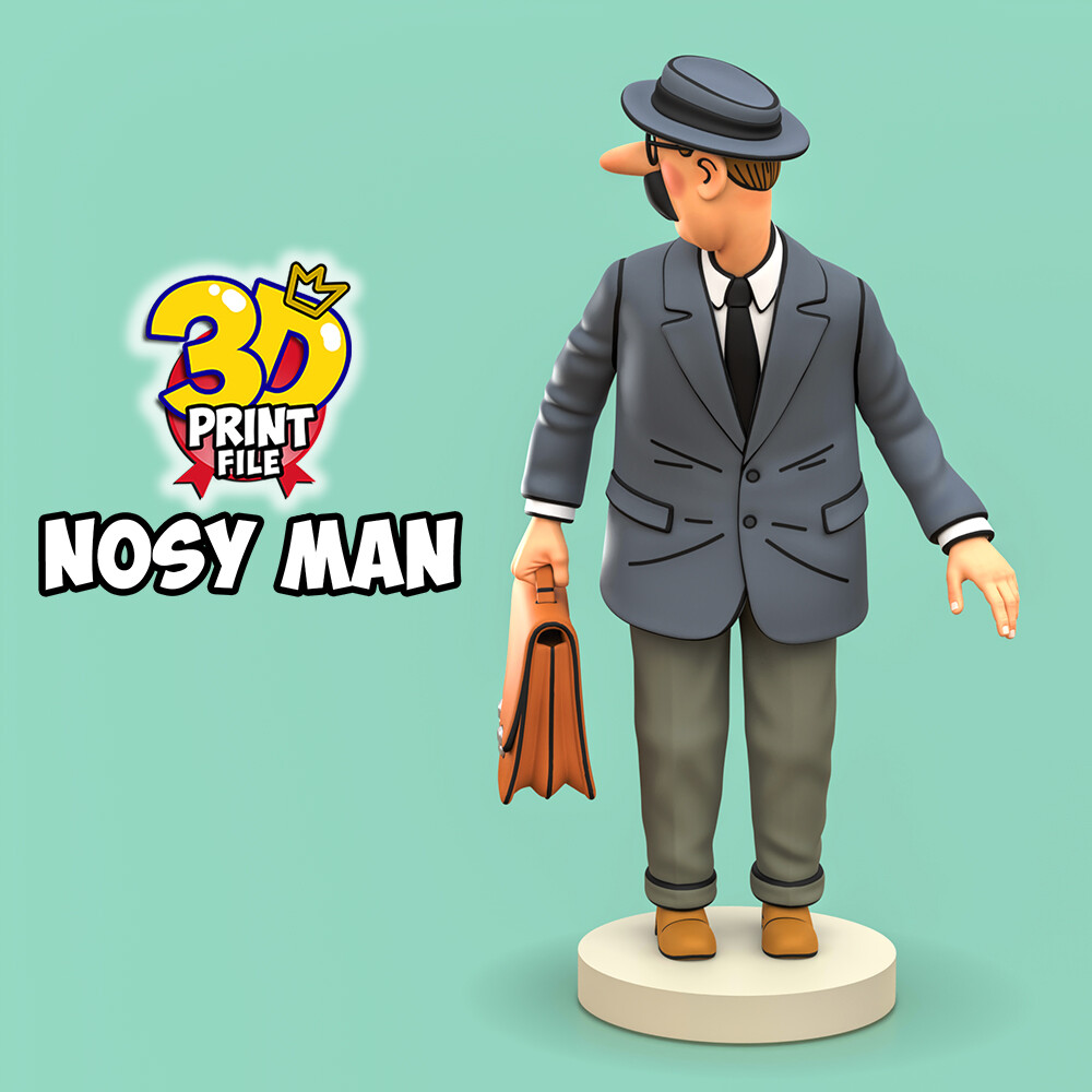 Nosy man from TINTIN & Snowy – “Sapristi! Diorama - تصویر 17018