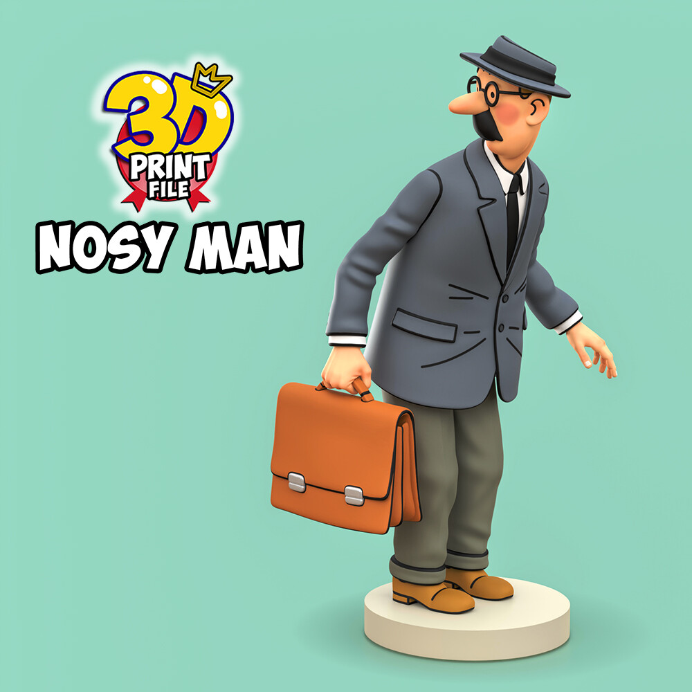 Nosy man from TINTIN & Snowy – “Sapristi! Diorama - تصویر 17020