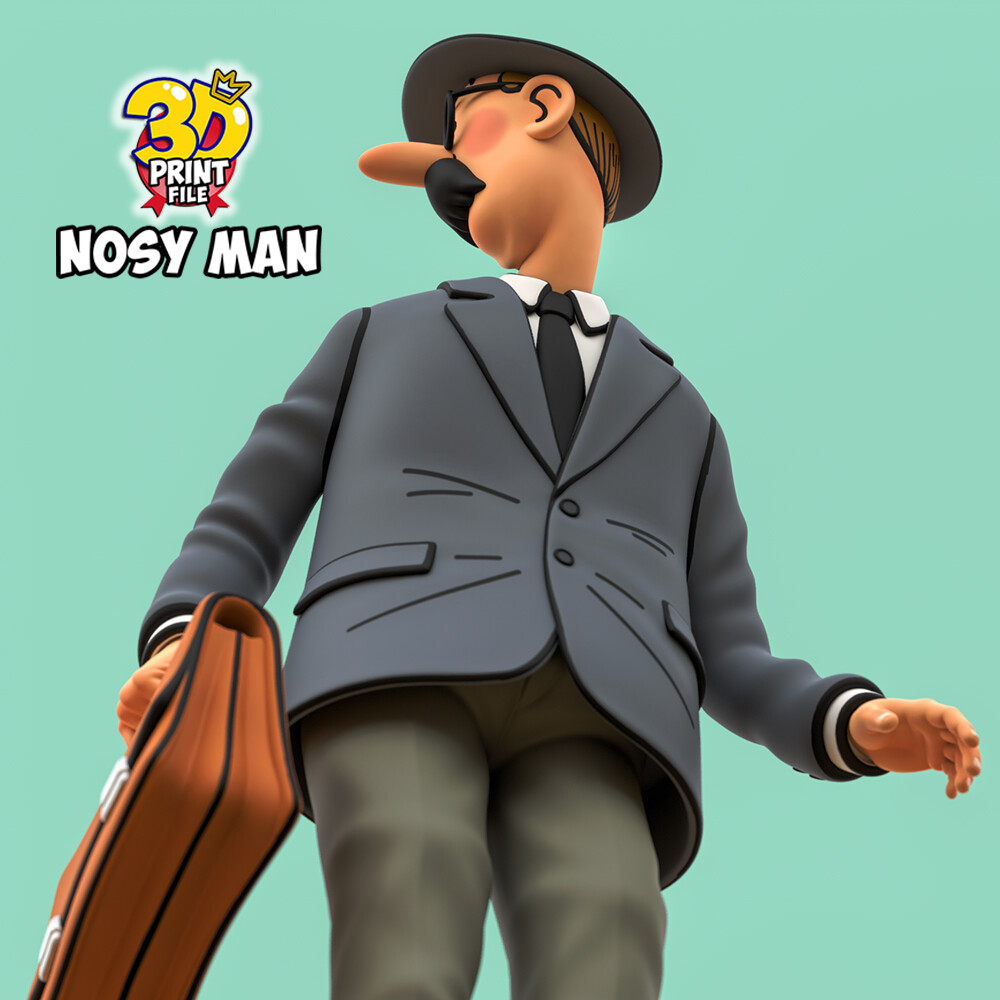 Nosy man from TINTIN & Snowy – “Sapristi! Diorama - تصویر 17021