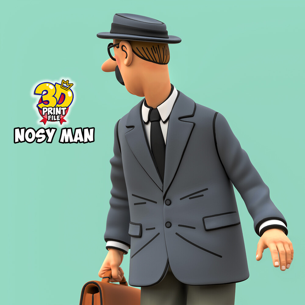 Nosy man from TINTIN & Snowy – “Sapristi! Diorama - تصویر 17022