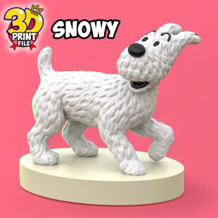 Snowy 3d print ready model from Sapristi ! Diorama