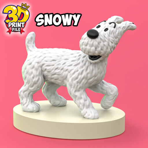 Snowy 3d print ready model from Sapristi ! Diorama