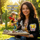 Lucky Luke & Rantanplan 3D Diorama - Free size