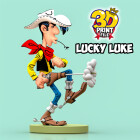 Lucky Luke 3D printable model - free size