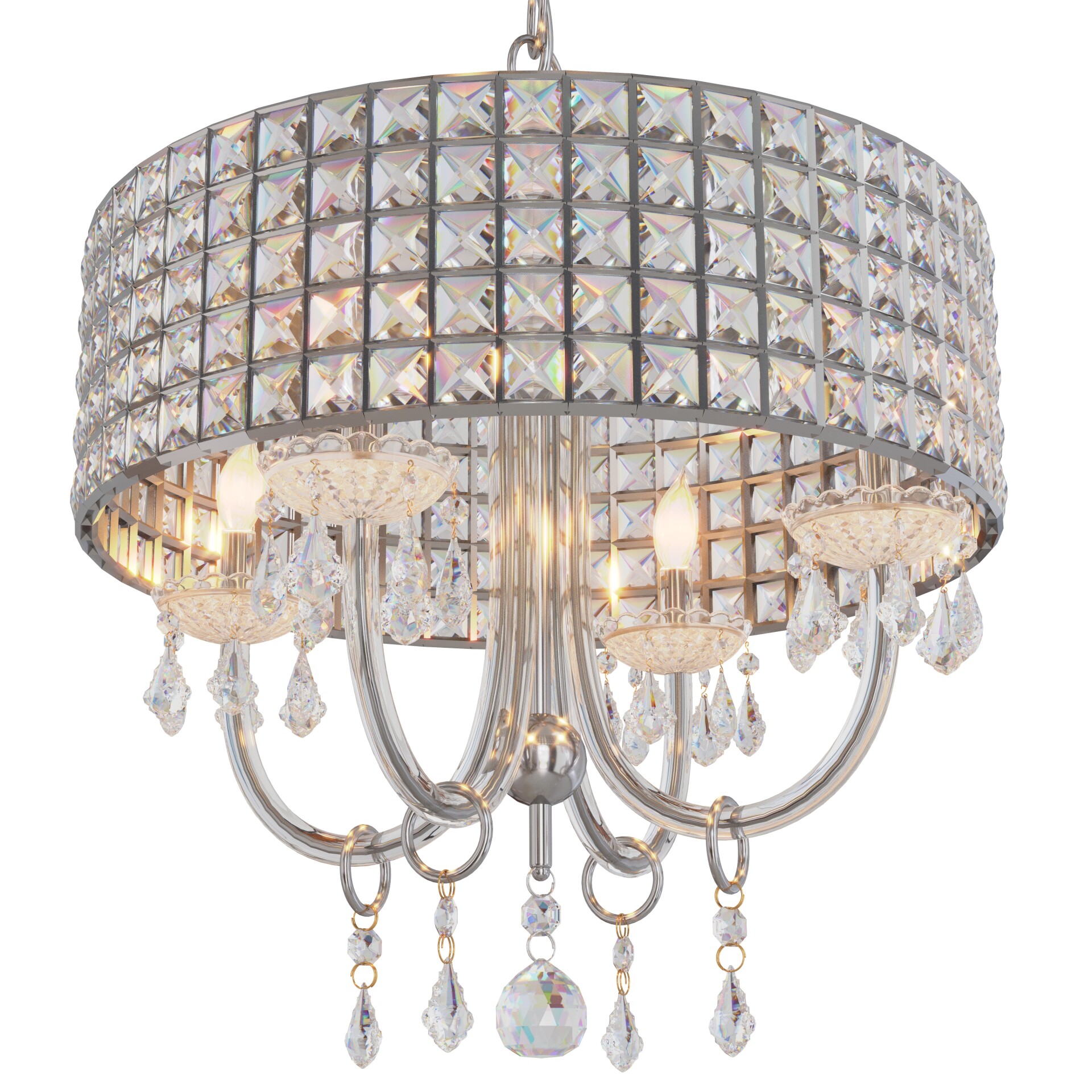 Saint Mossi 4-Lights K9 Crystal Chandelier - تصویر 17134