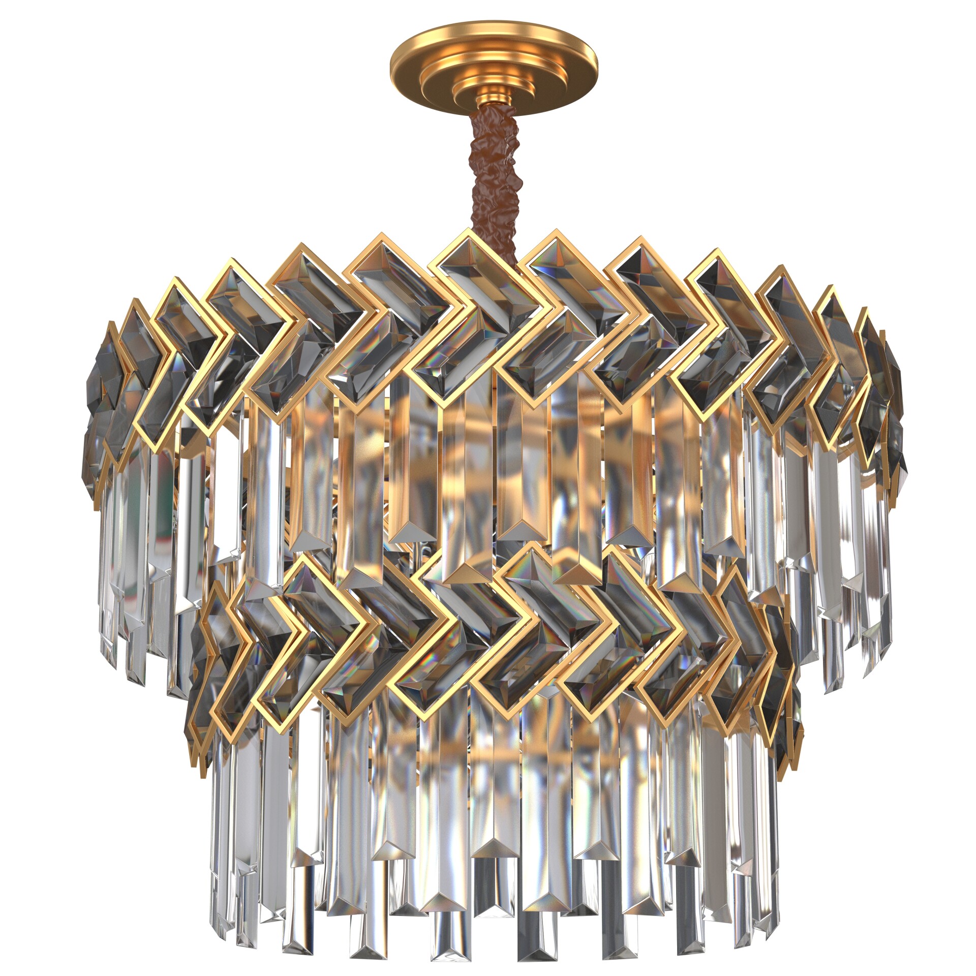 Luxury Round Cristal Light Fixture - تصویر 17183