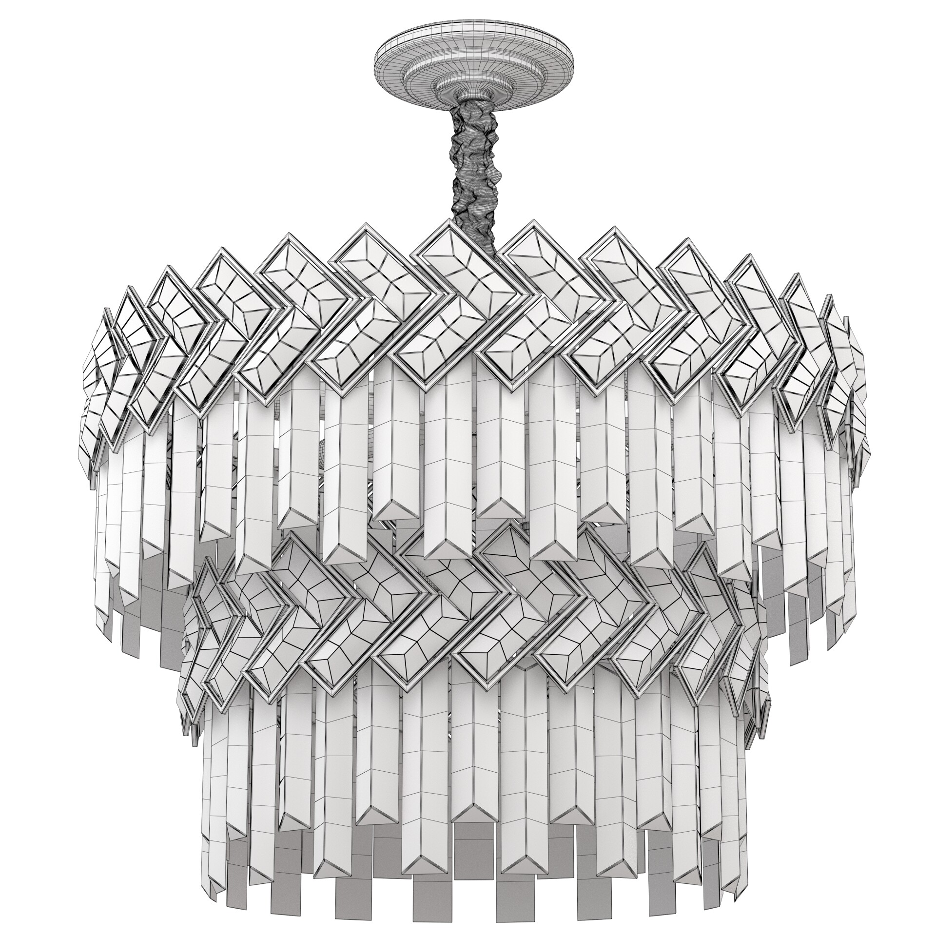 Luxury Round Cristal Light Fixture - تصویر 17184