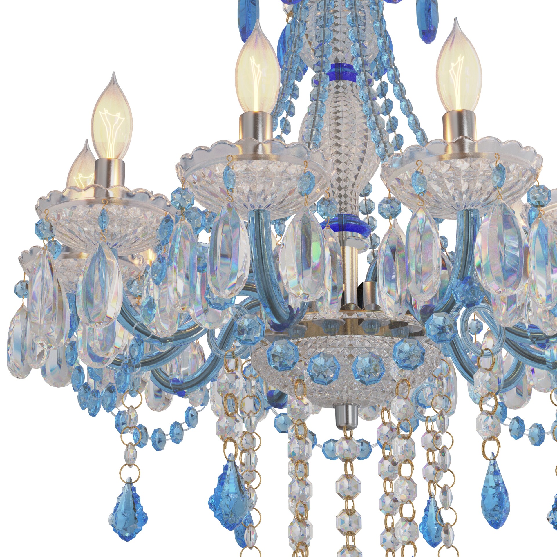 Georgian Glamour Grand Crystal Chandelier - تصویر 17189