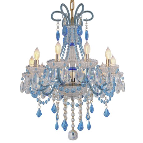 Georgian Glamour Grand Crystal Chandelier