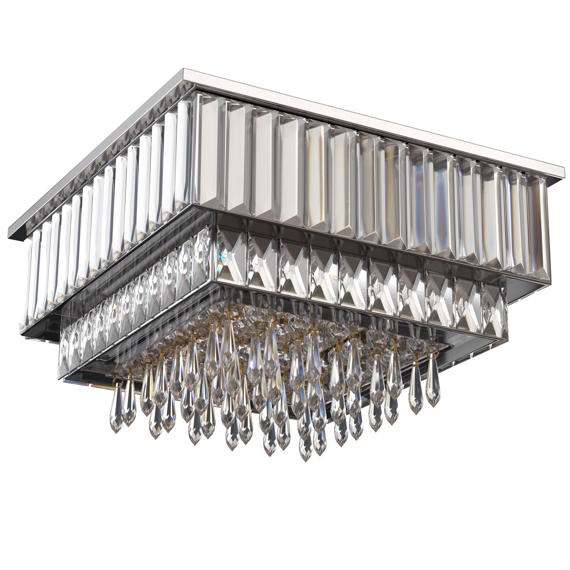 Modern Square Crystal Chandeliers - تصویر 17196