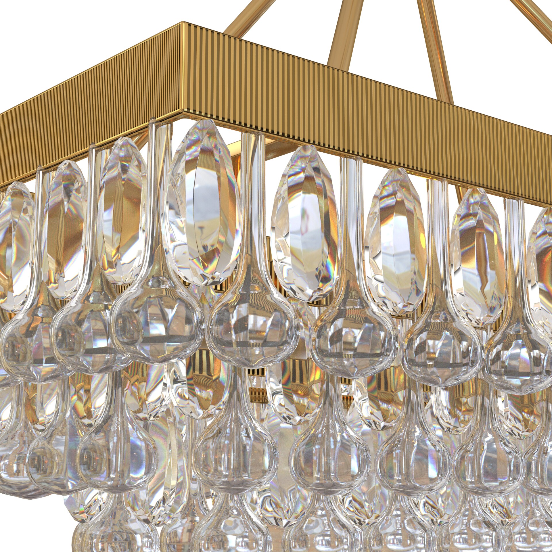 TOCHIC Crystal Dining Room Chandelier Over Table - تصویر 17210