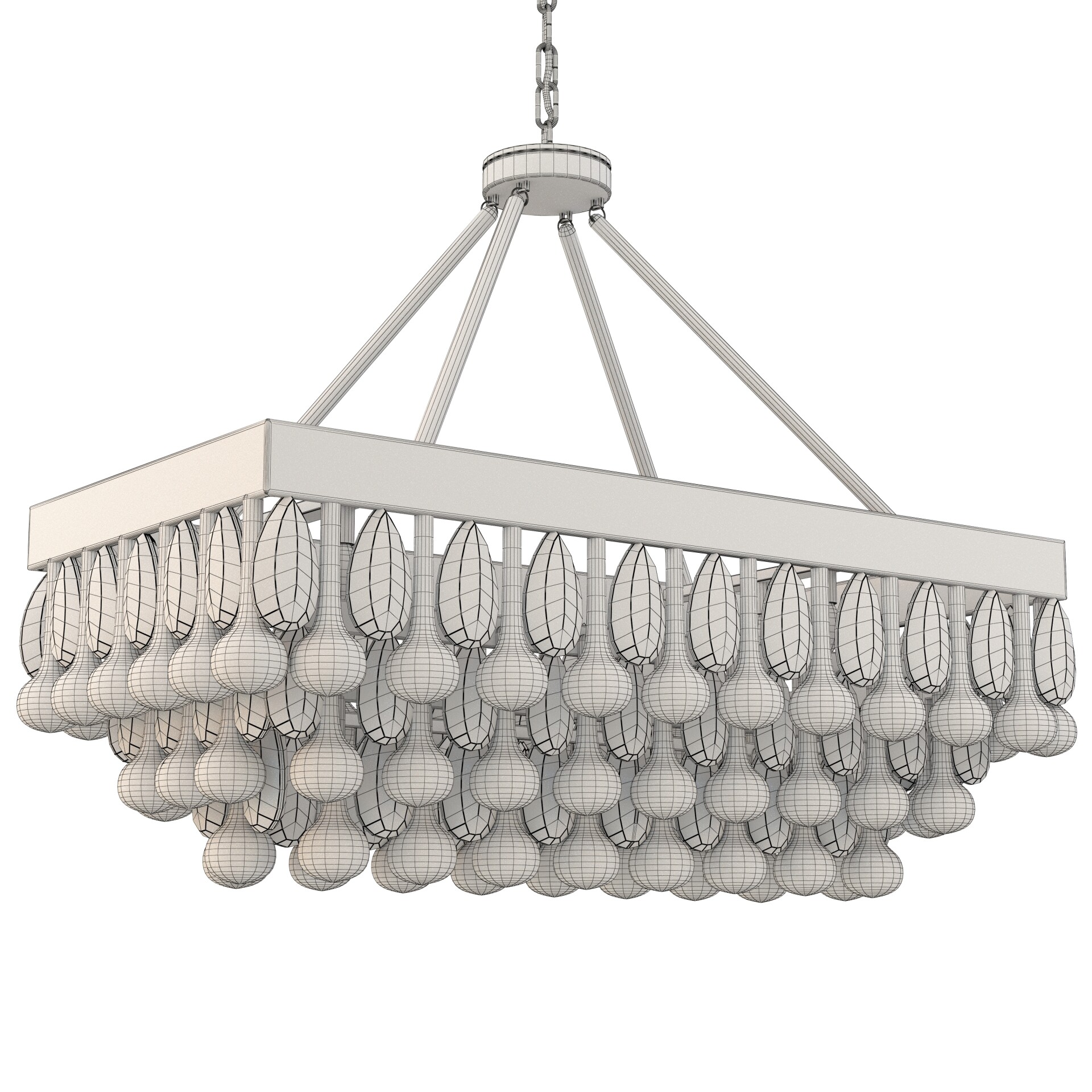 TOCHIC Crystal Dining Room Chandelier Over Table - تصویر 17213
