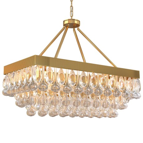 TOCHIC Crystal Dining Room Chandelier Over Table