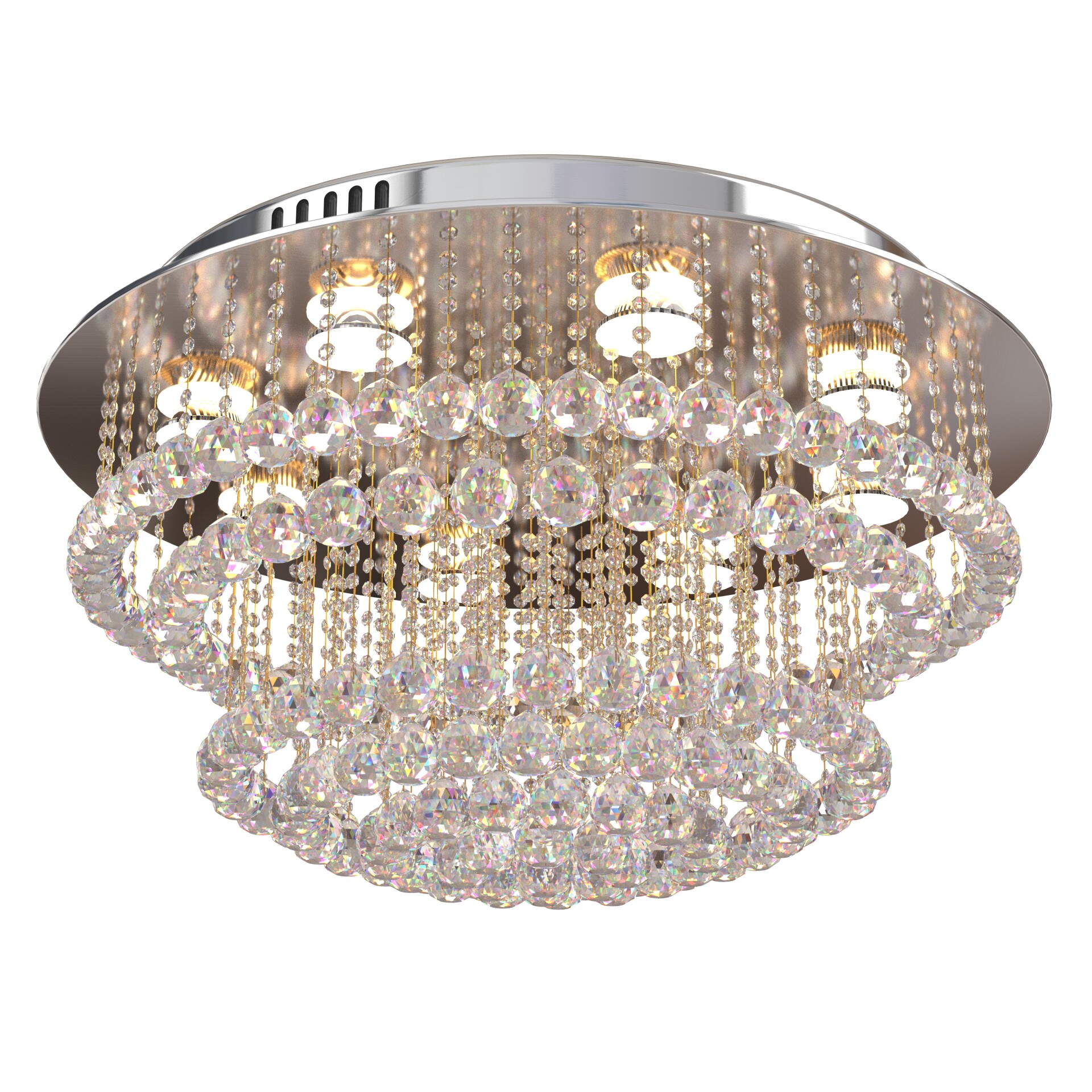 Light Raindrop Chandelier Dimmable Pendant Lamp Fixture - تصویر 17293