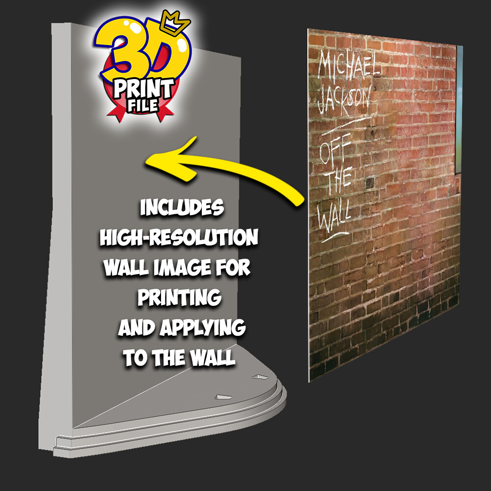 Michael Jackson - “Off the Wall” LOW POLY Statue (3D Printable Model) - تصویر 17305