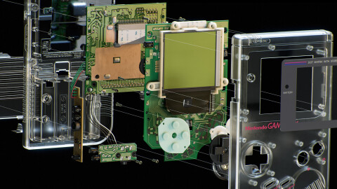 تبلیغات کنسول بازی Gameboy کاری از SilverwingVFX